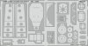 Eduard 32984 A-26C Invader rear interior for HOBBY BOSS 1/32